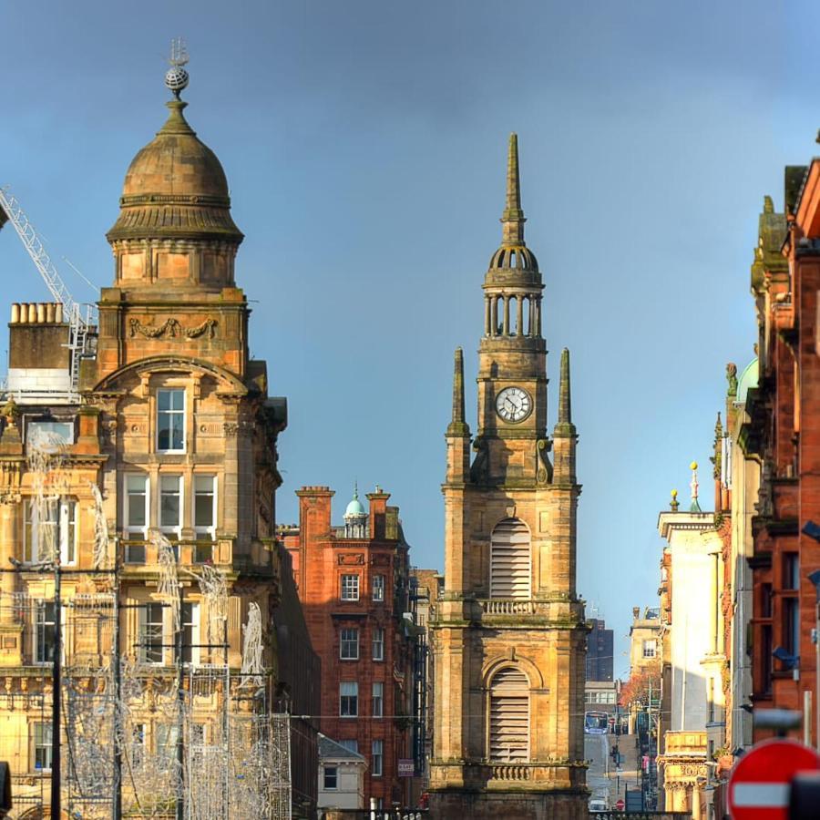 1 Bedroom Flat In The Heart Of Merchant City Glasgow Eksteriør billede