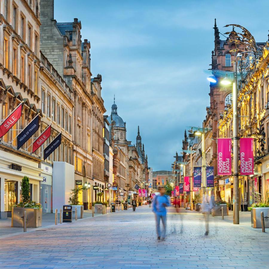 1 Bedroom Flat In The Heart Of Merchant City Glasgow Eksteriør billede