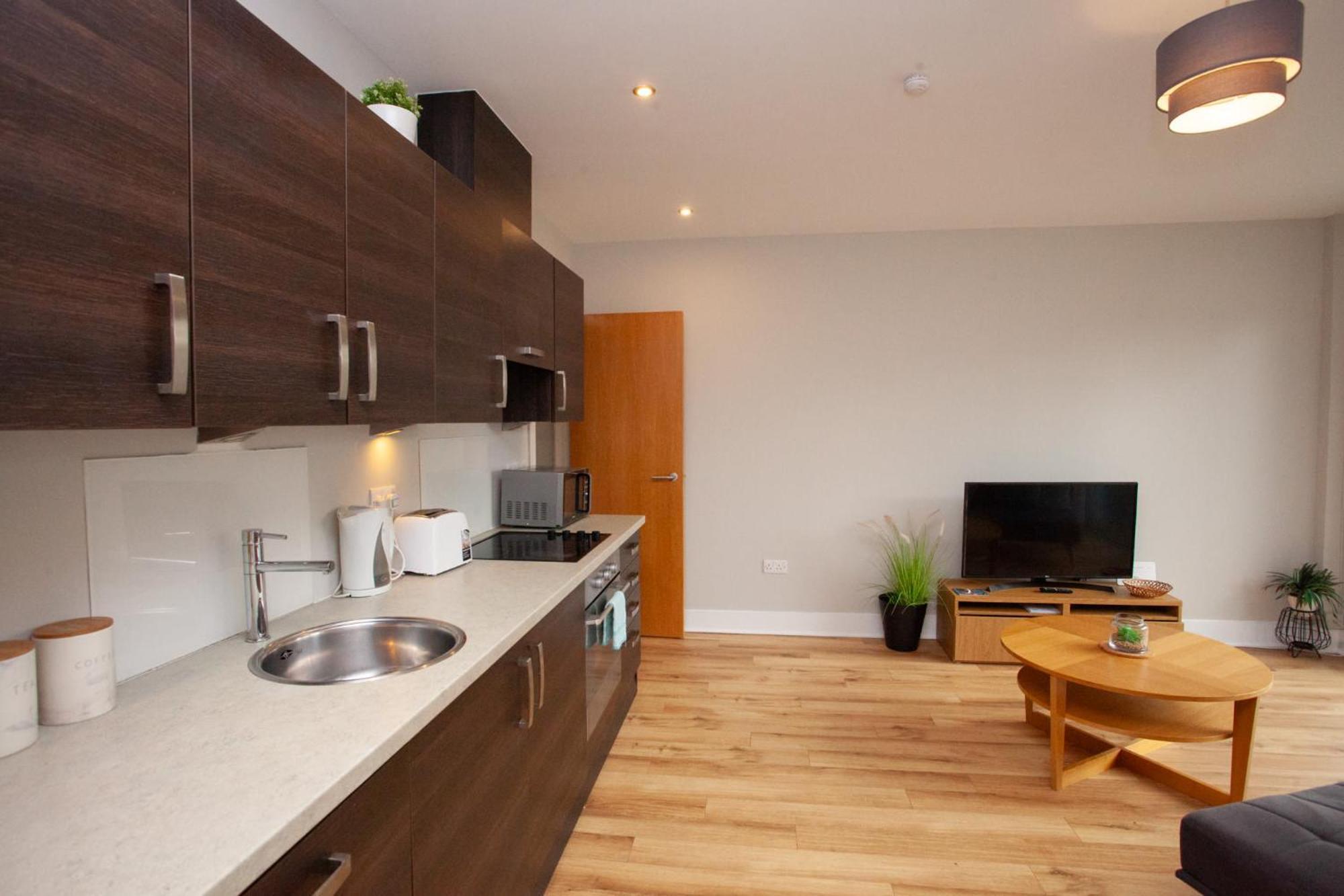 1 Bedroom Flat In The Heart Of Merchant City Glasgow Eksteriør billede